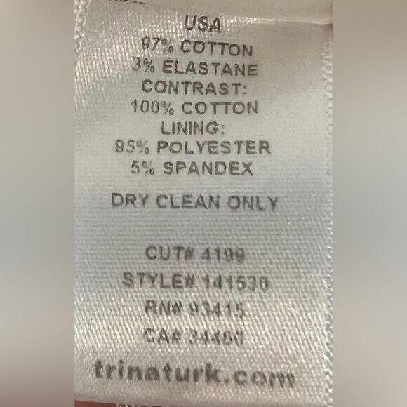 Trina Turk Paisley Angeline Dress Size 4 - Picture 7 of 7